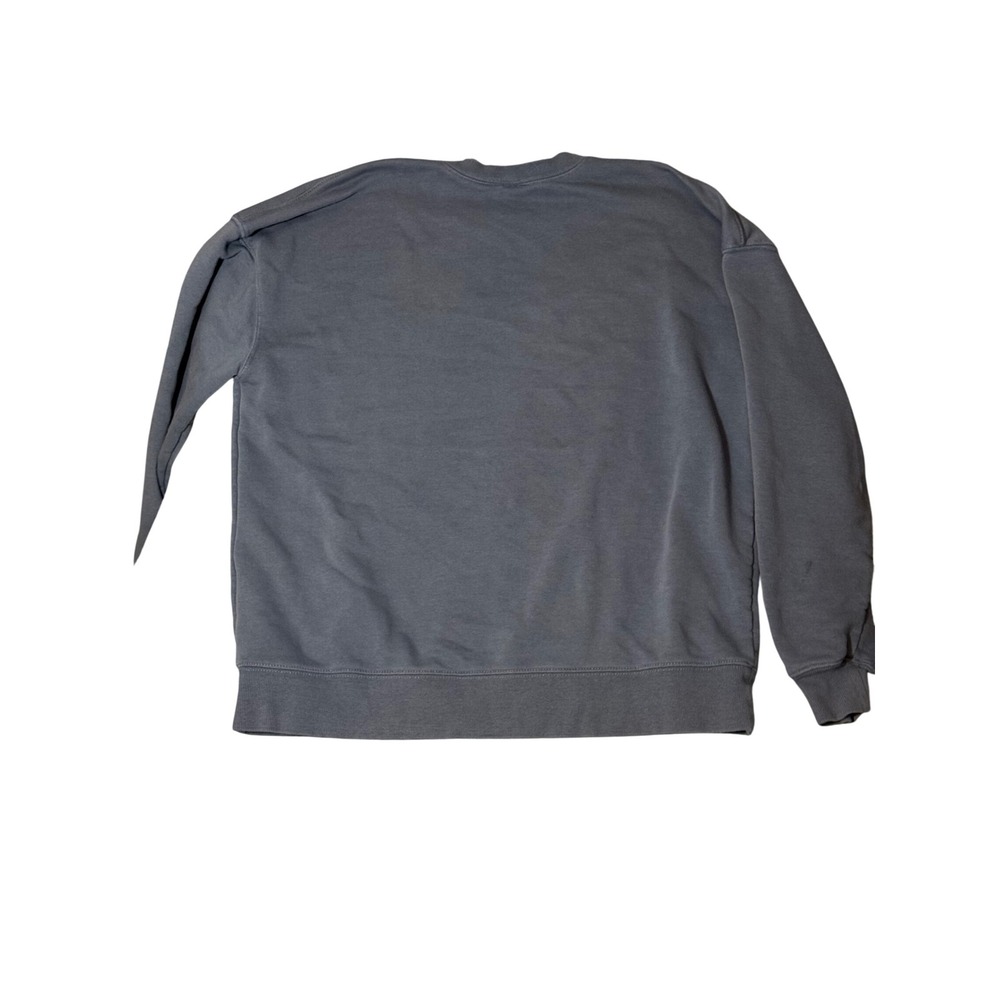 OVERSIZED Wild Fable Montauk Long Island NY Graphic Sweatshirt Gray Blue XXS - Picture 4 of 9